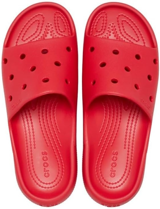 image:imageCrocs Unisex Adult Classic V2 SlidesVarsity Red