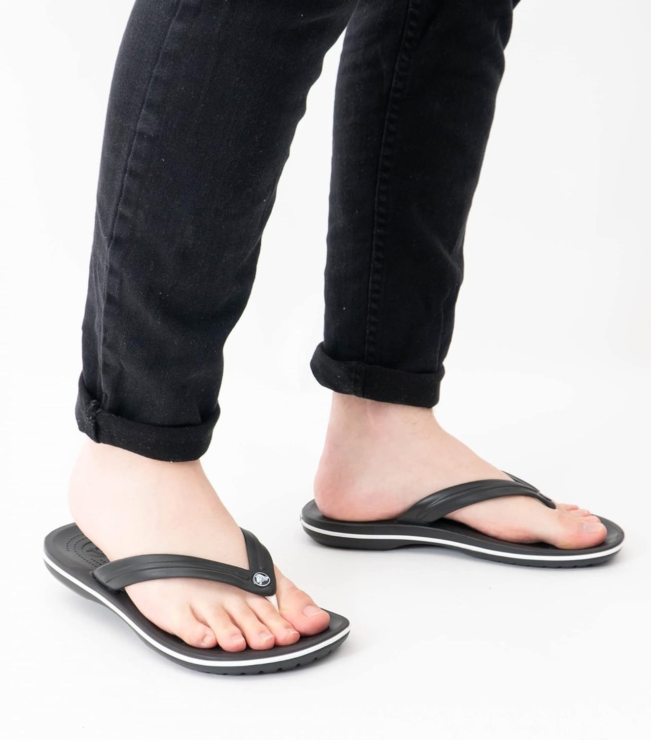 image:imageCrocs Unisex Adult Crocband Flip Flop SandalBlack
