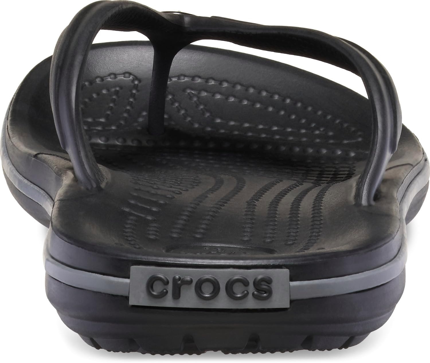 image:imageCrocs Unisex Adult Crocband Flip Flop SandalBlack Slate Grey