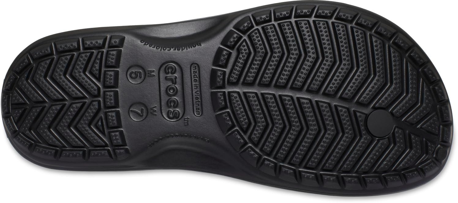 image:imageCrocs Unisex Adult Crocband Flip Flop SandalBlack Slate Grey