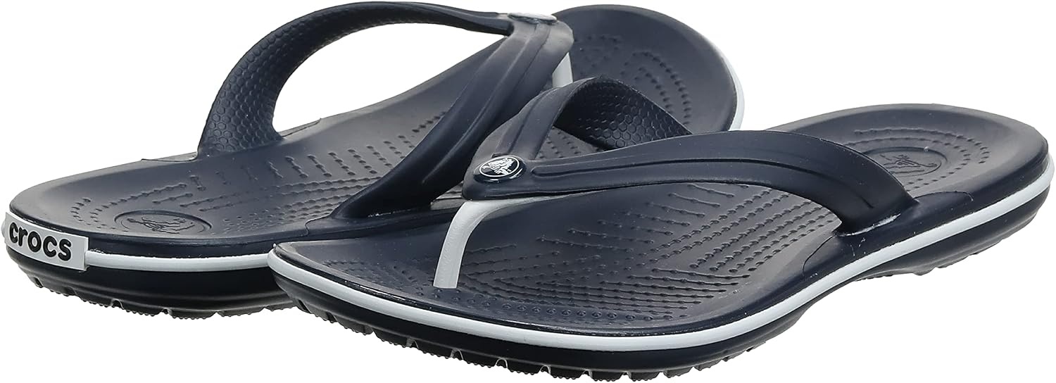 image:imageCrocs Unisex Adult Crocband Flip Flop SandalBlue Navy Blue