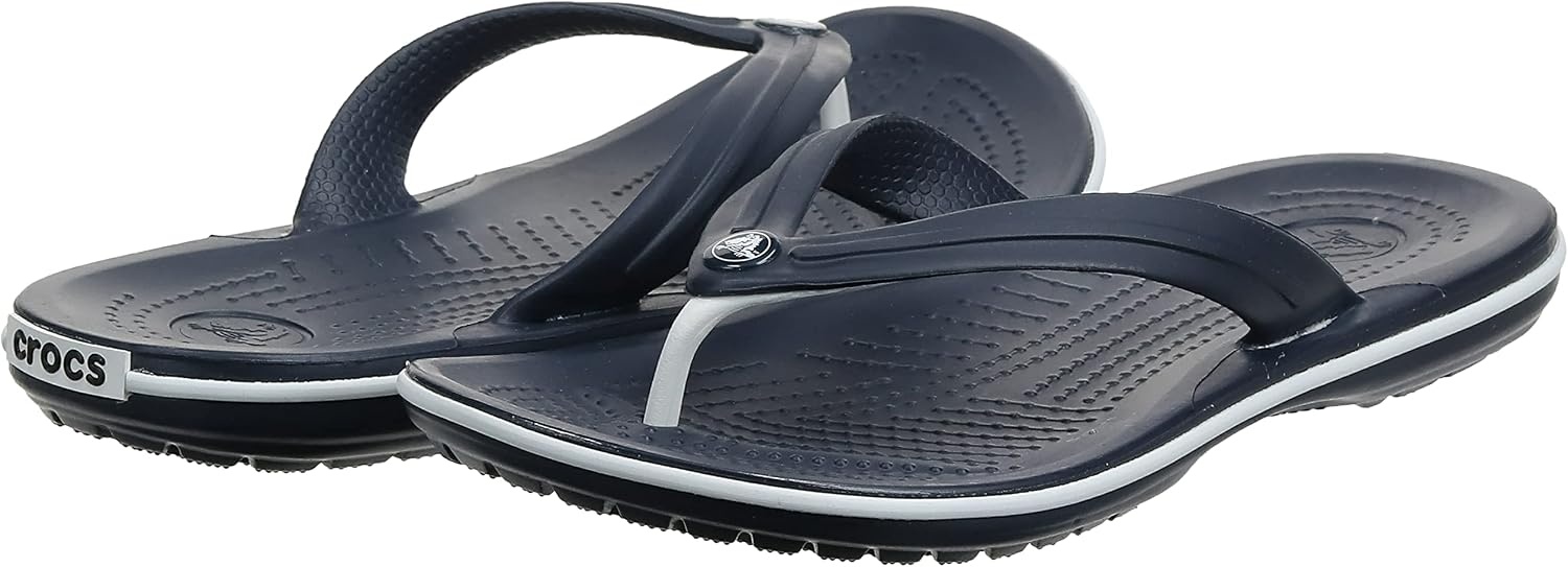 image:imageCrocs Unisex Adult Crocband Flip Flop SandalBlue Navy Blue