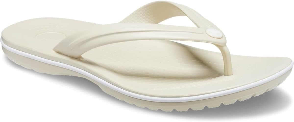 image:imageCrocs Unisex Adult Crocband Flip Flop SandalBone
