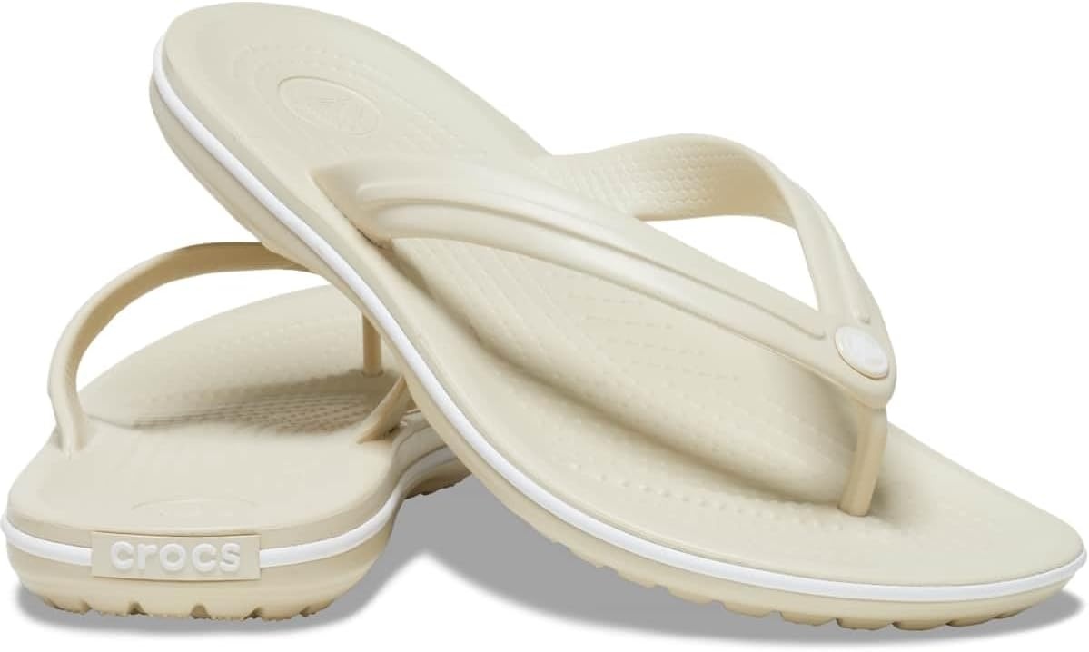 image:imageCrocs Unisex Adult Crocband Flip Flop SandalBone