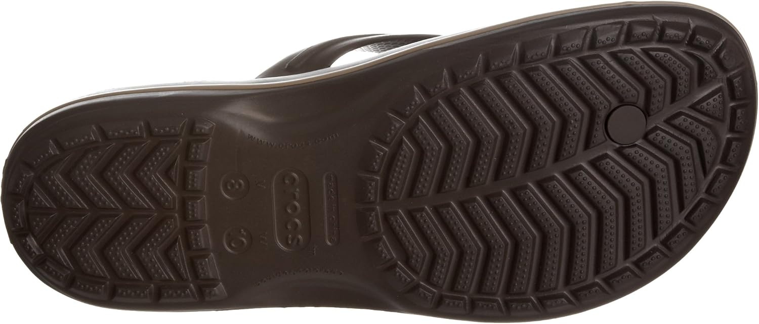 image:imageCrocs Unisex Adult Crocband Flip Flop SandalEspresso