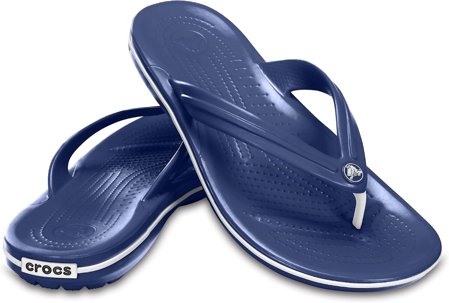 image:imageCrocs Unisex Adult Crocband Flip Flop SandalNavy