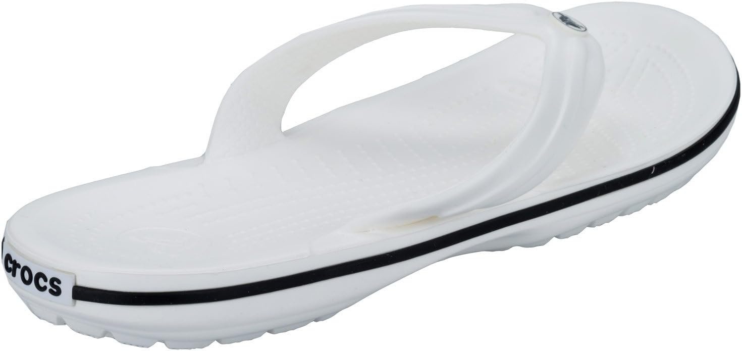 image:imageCrocs Unisex Adult Crocband Flip Flop SandalWhite