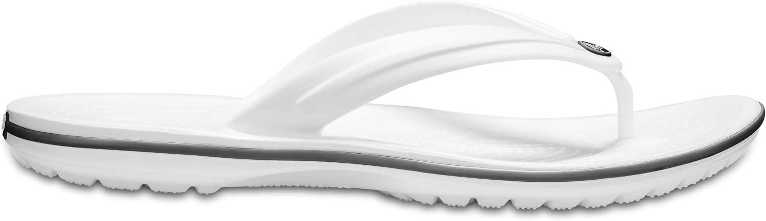image:imageCrocs Unisex Adult Crocband Flip Flop SandalWhite