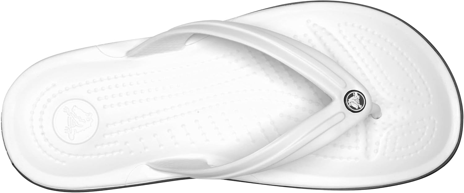 image:imageCrocs Unisex Adult Crocband Flip Flop SandalWhite