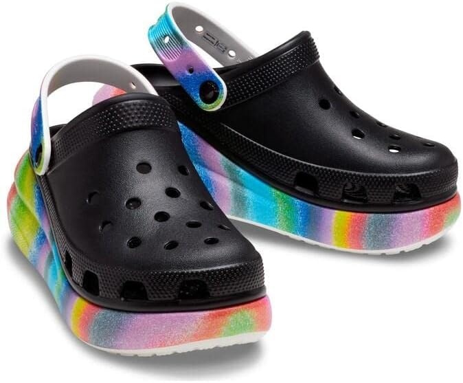 image:imageCrocs Unisex Adult Crush ClogsBlackMulti Spray Dye