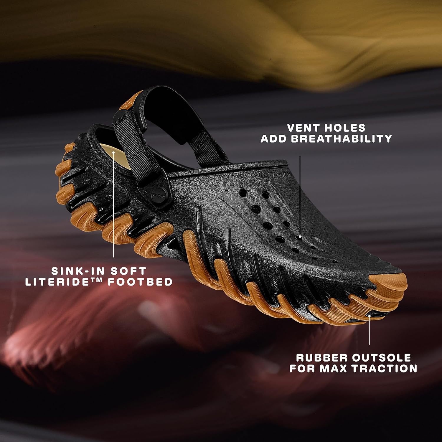 image:imageCrocs Unisex Adult Echo RO ClogsBlack