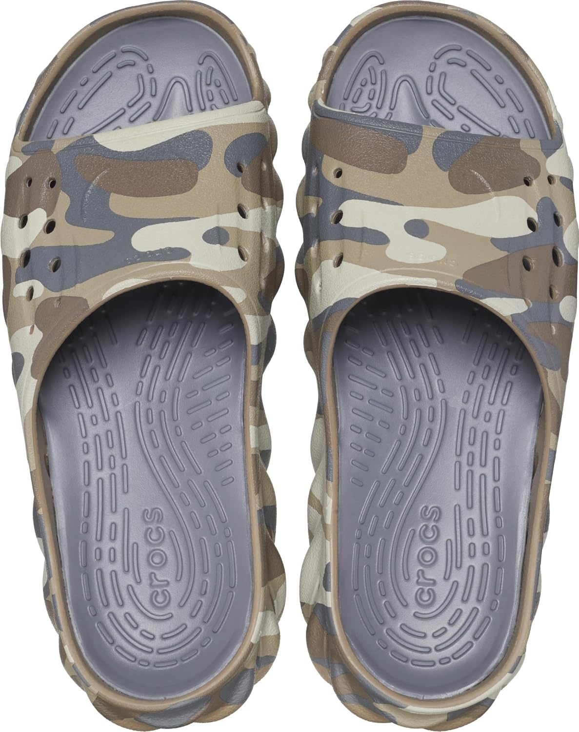 image:imageCrocs Unisex Adult Echo Slide SandalsCharcoal