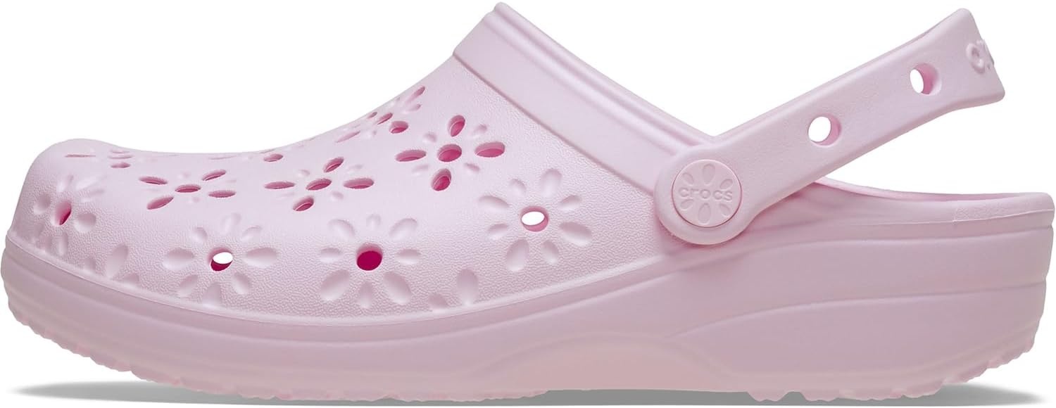 image:imageCrocs Unisex Adult Floral Classic ClogsPink Milk