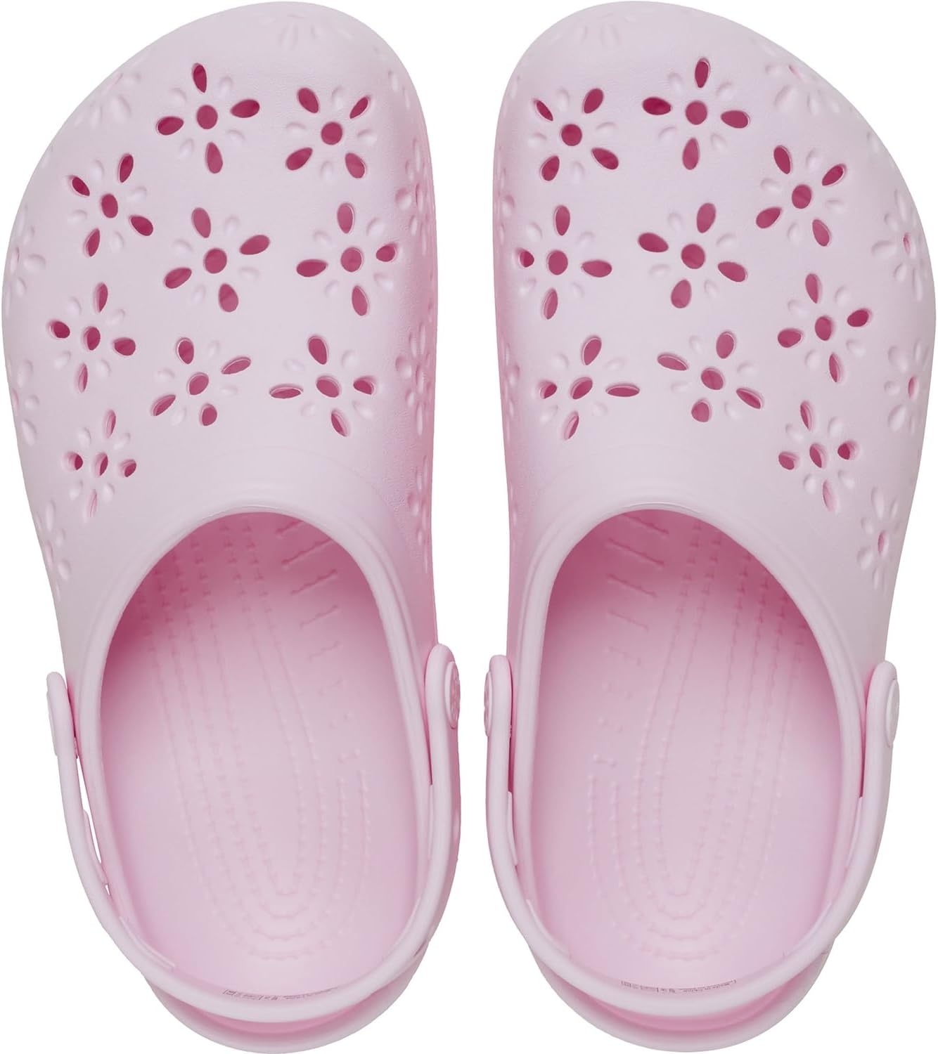 image:imageCrocs Unisex Adult Floral Classic ClogsPink Milk