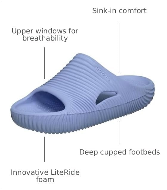 image:imageCrocs Unisex Adult Mellow Recovery SlidesBlue Haze