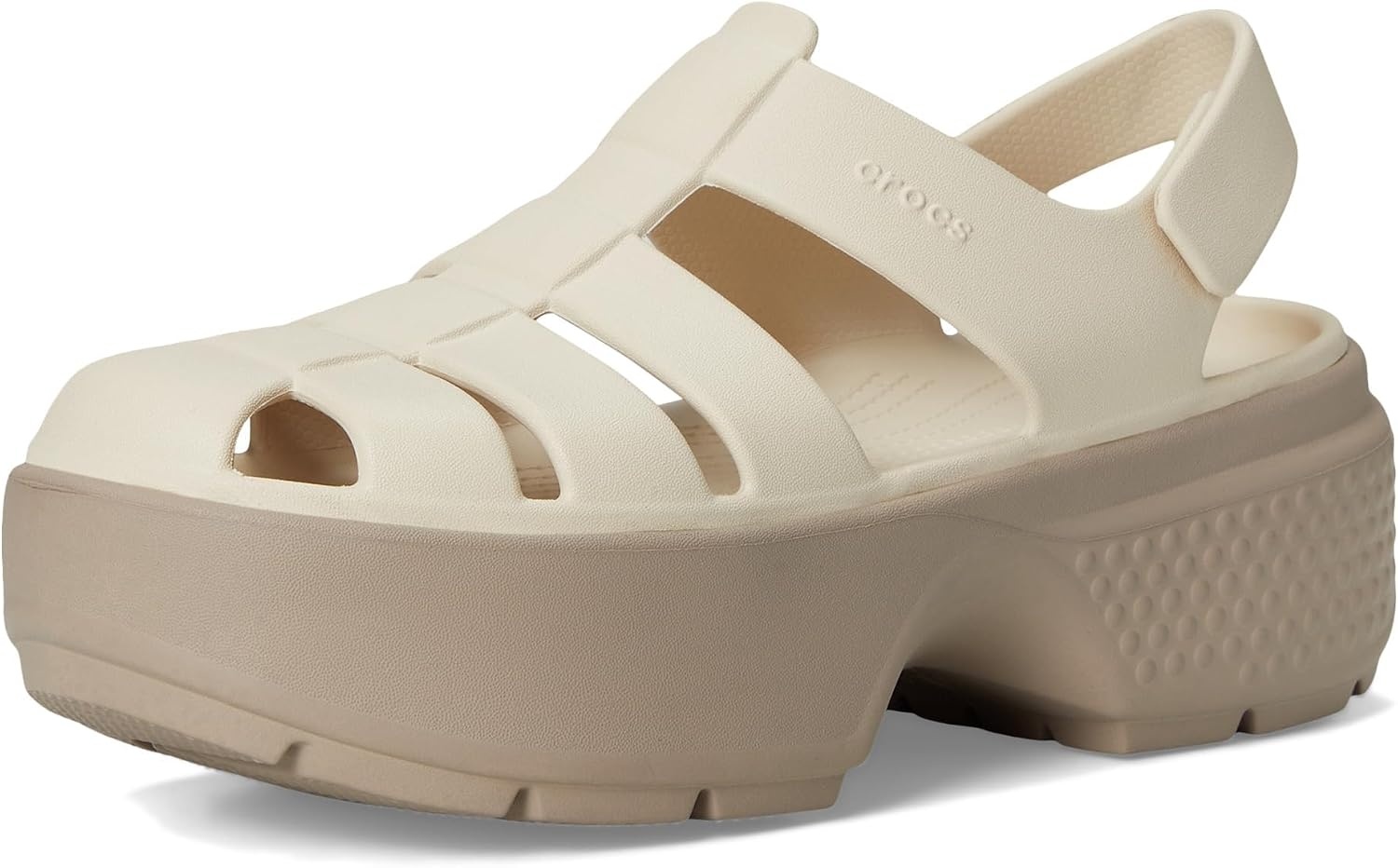 image:imageCrocs Unisex Adult Stomp Fisherman SandalAlmond Tint