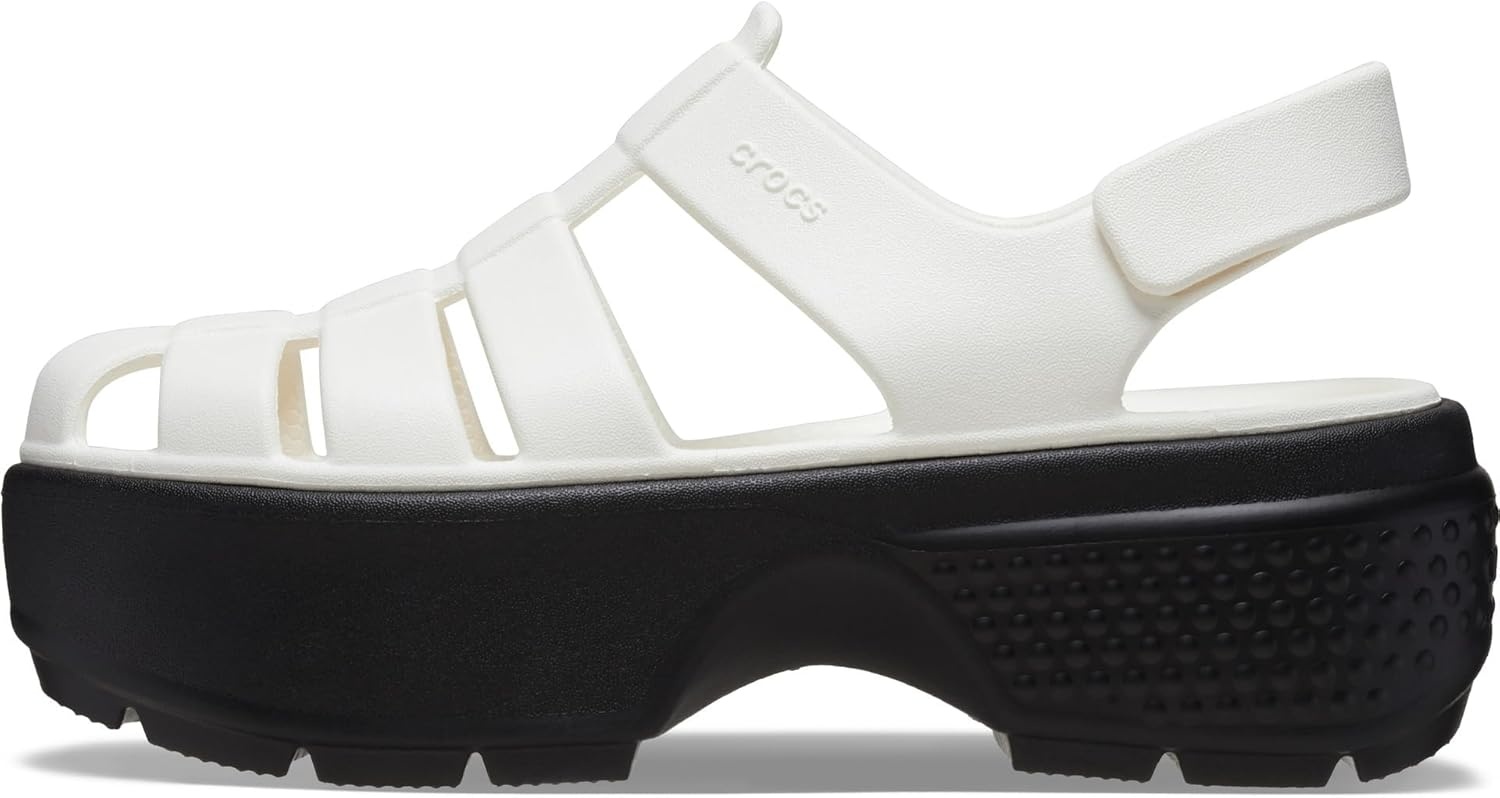 image:imageCrocs Unisex Adult Stomp Fisherman SandalChalk