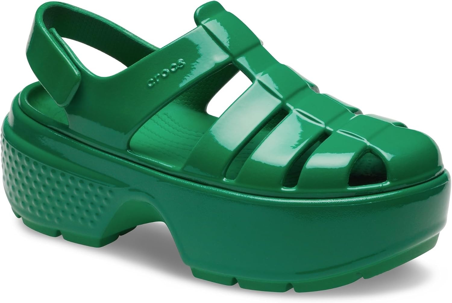 image:imageCrocs Unisex Adult Stomp Fisherman SandalGreen Ivy