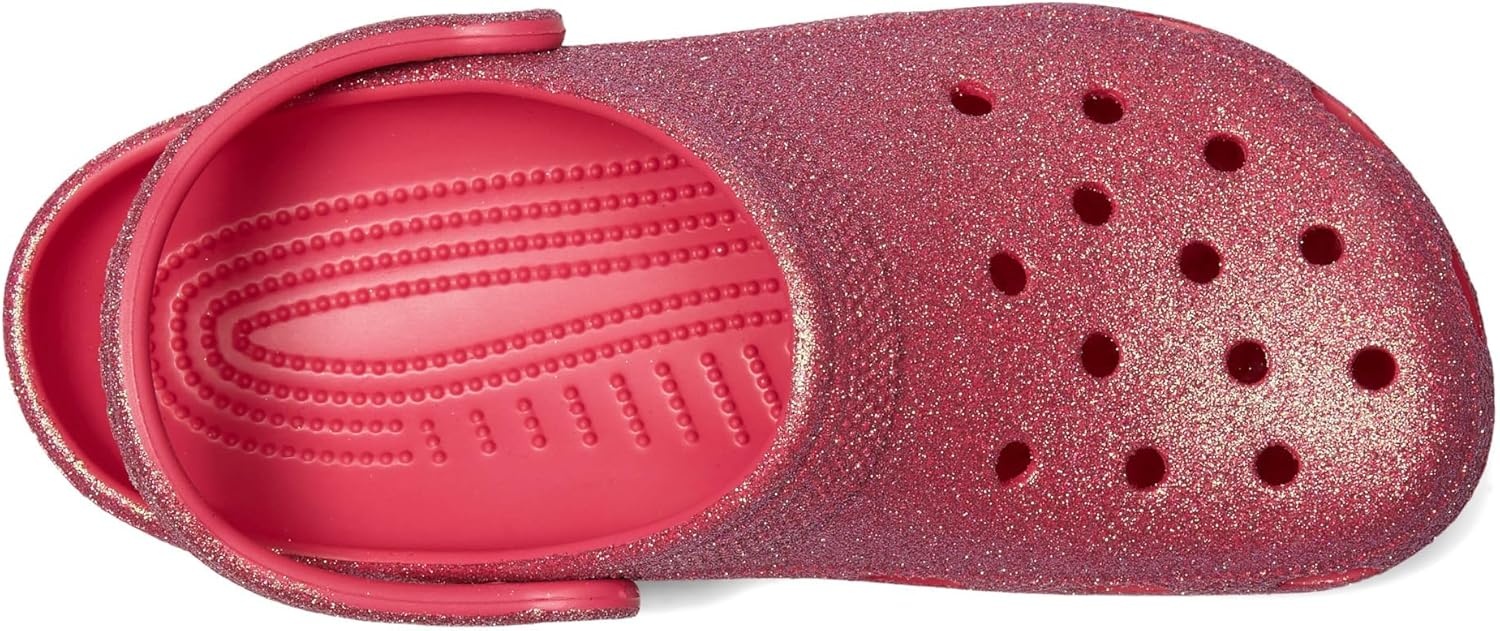 image:imageCrocs Unisex Classic Clogs Glitter Dragon Fruit Men 7 Women 9 Medium