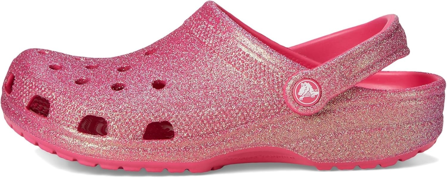 image:imageCrocs Unisex Classic Clogs Glitter Dragon Fruit Men 7 Women 9 Medium