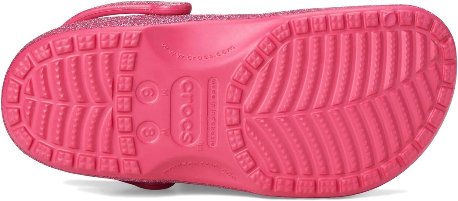 image:imageCrocs Unisex Classic Clogs Glitter Dragon Fruit Men 7 Women 9 Medium