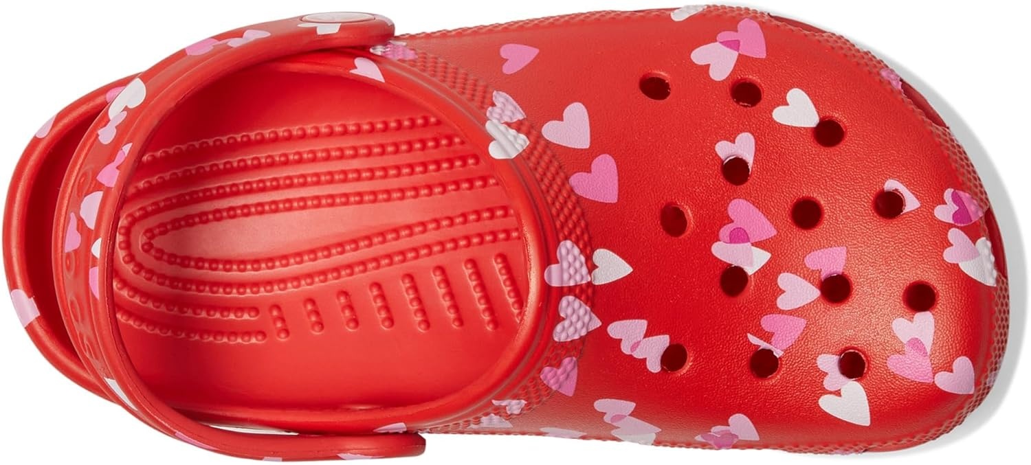 image:imageCrocs Unisex Classic Clogs with Patterns and Graphics Little KidBig Kid Cherry Red 1 Medium