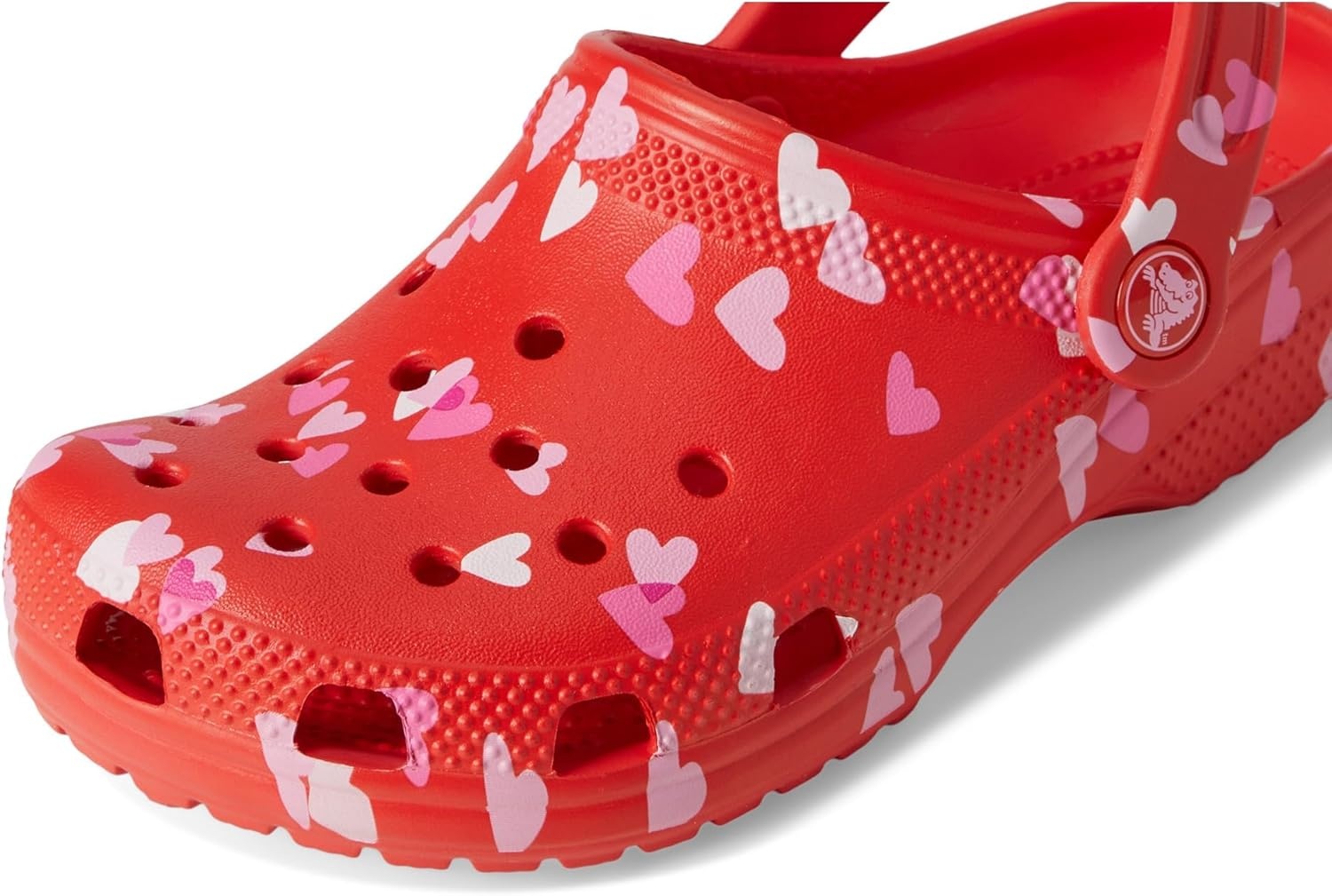 image:imageCrocs Unisex Classic Clogs with Patterns and Graphics Little KidBig Kid Cherry Red 1 Medium