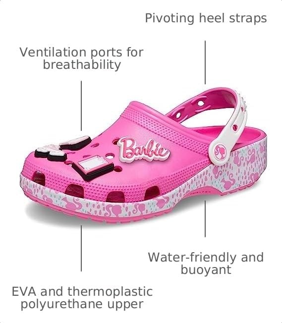 image:imageCrocs UnisexAdult Barbie Classic ClogElectric Pink