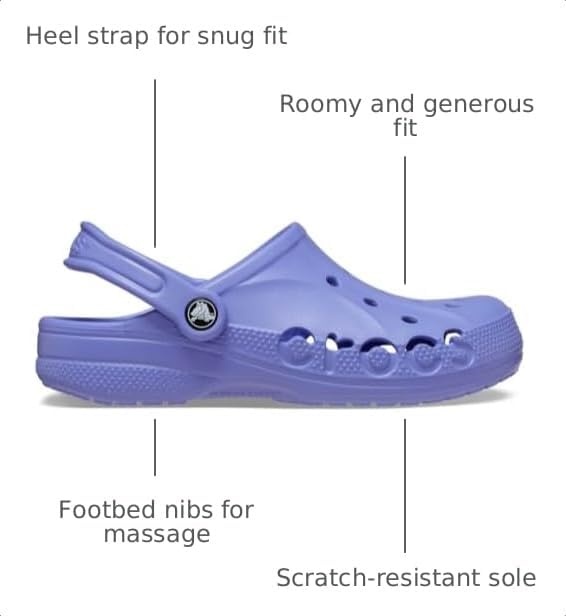 image:imageCrocs UnisexAdult Baya ClogsDigital Violet