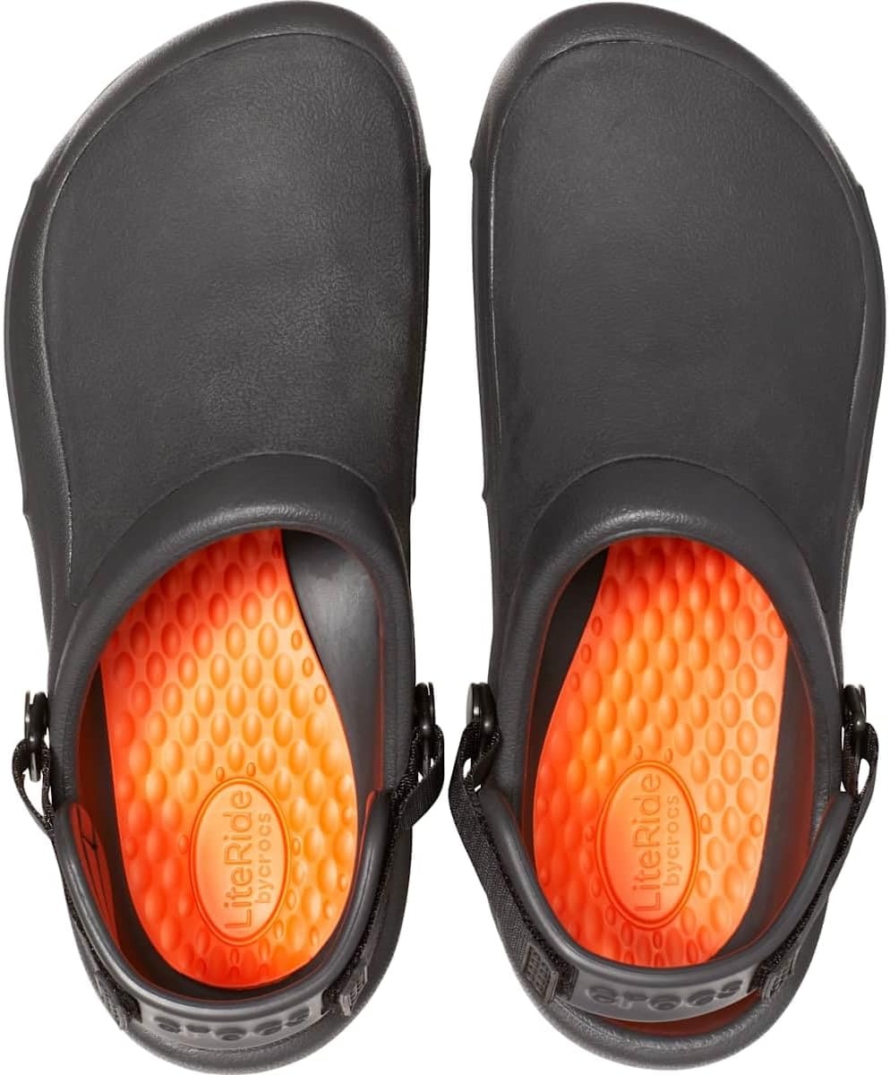 image:imageCrocs UnisexAdult Bistro Pro Literide Clogs Enclosed Toe Work Shoes Slip Resistant All Day ComfortBlack