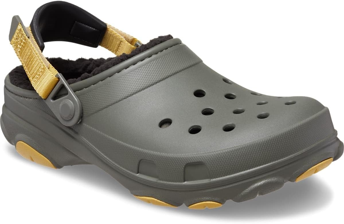 image:imageCrocs UnisexAdult Classic All Terrain Lined Clogs Adjustable Heel StrapDusty Olive