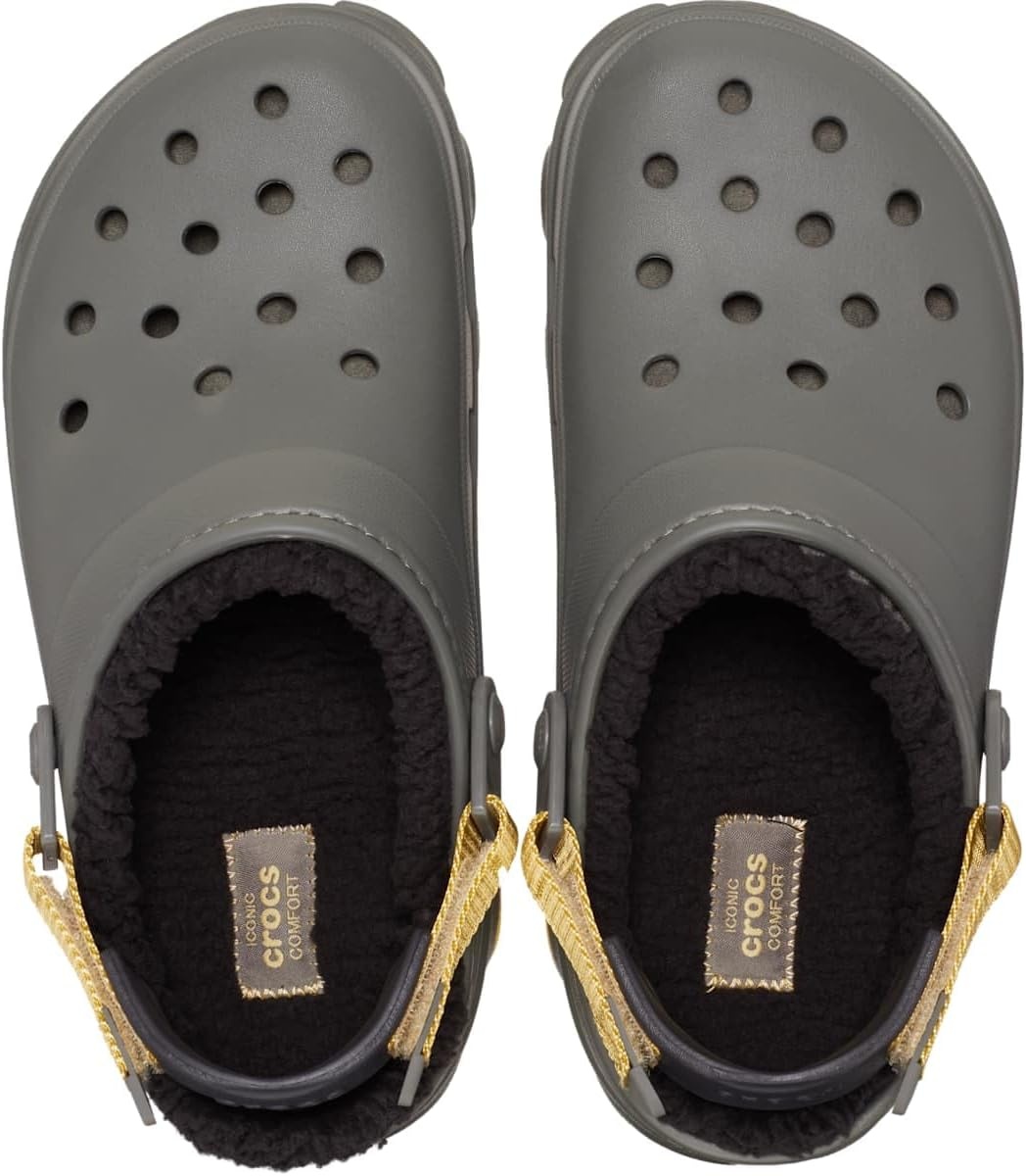 image:imageCrocs UnisexAdult Classic All Terrain Lined Clogs Adjustable Heel StrapDusty Olive