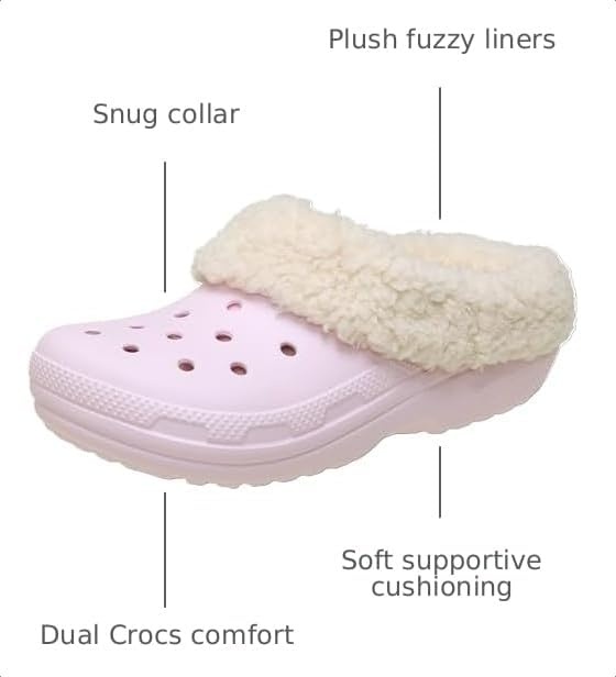 image:imageCrocs UnisexAdult Classic Blitzen IV ClogsPink Milk