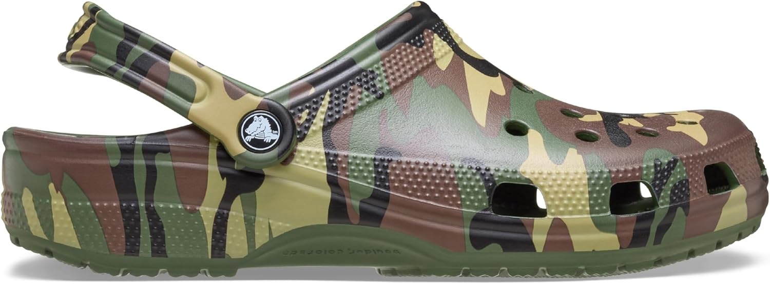 image:imageCrocs UnisexAdult Classic Clog Seasonal GraphicArmy Green Camo