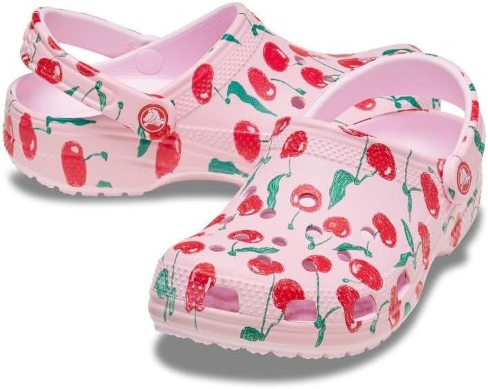 image:imageCrocs UnisexAdult Classic Clog Seasonal GraphicPink MilkCherries