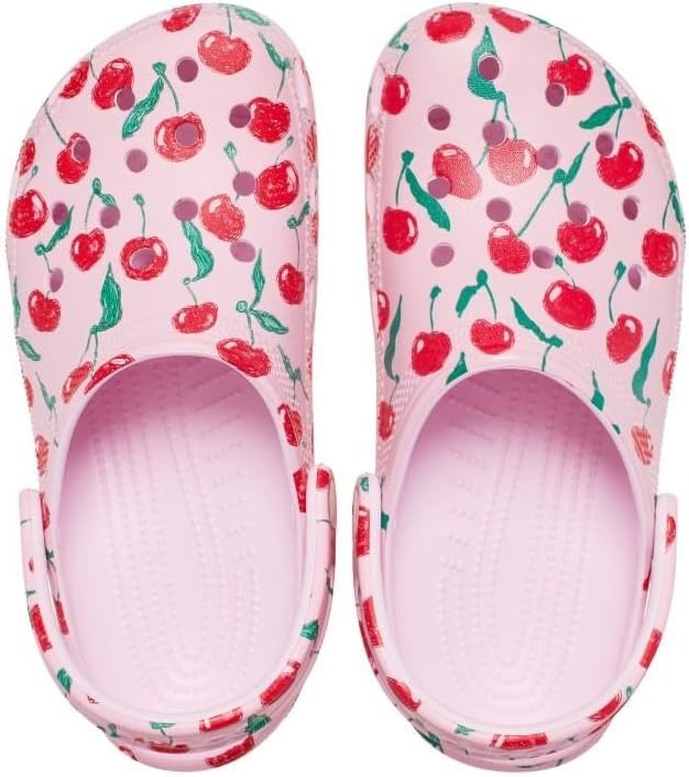 image:imageCrocs UnisexAdult Classic Clog Seasonal GraphicPink MilkCherries