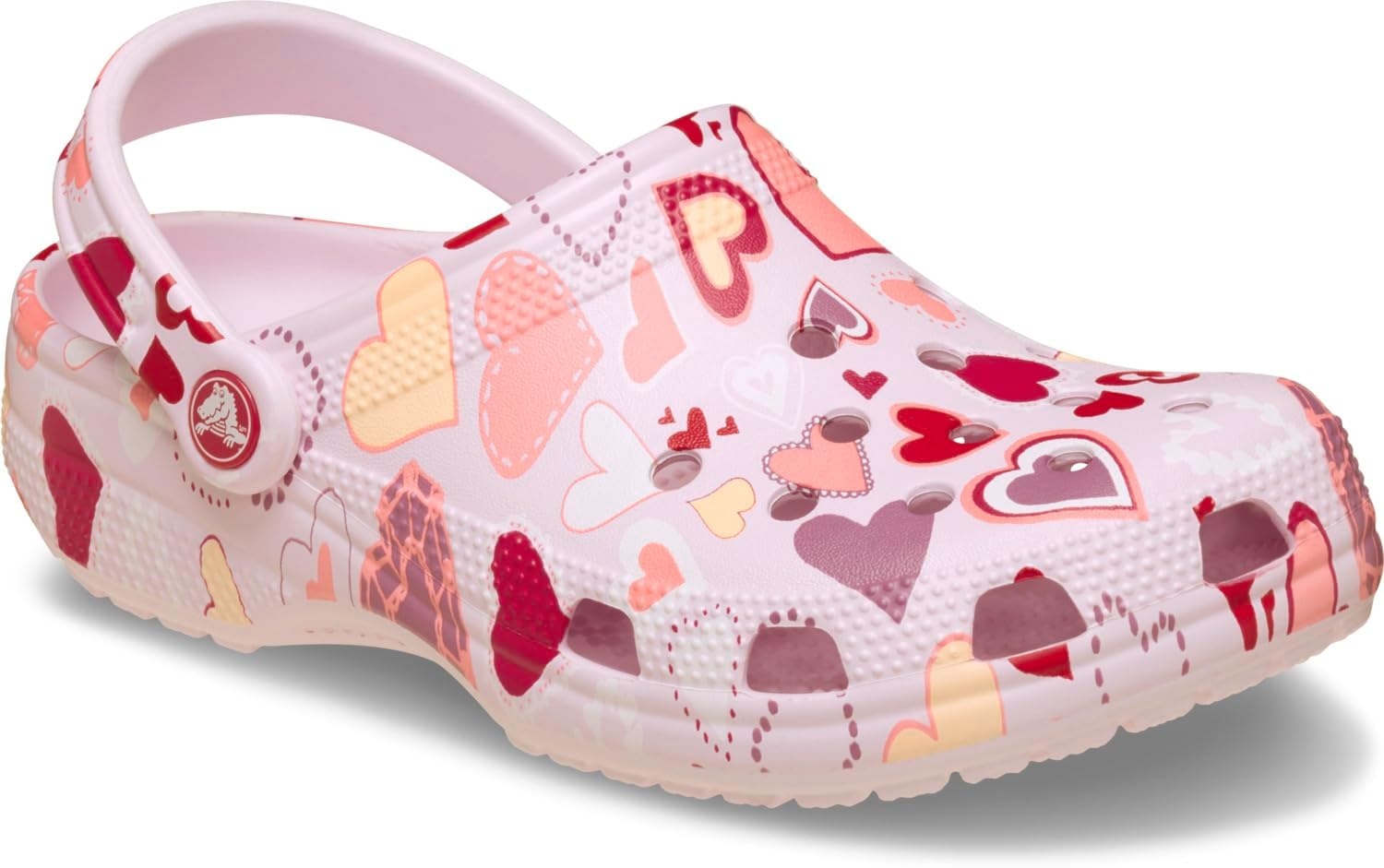 image:imageCrocs UnisexAdult Classic Clog Seasonal GraphicPink MilkHearts