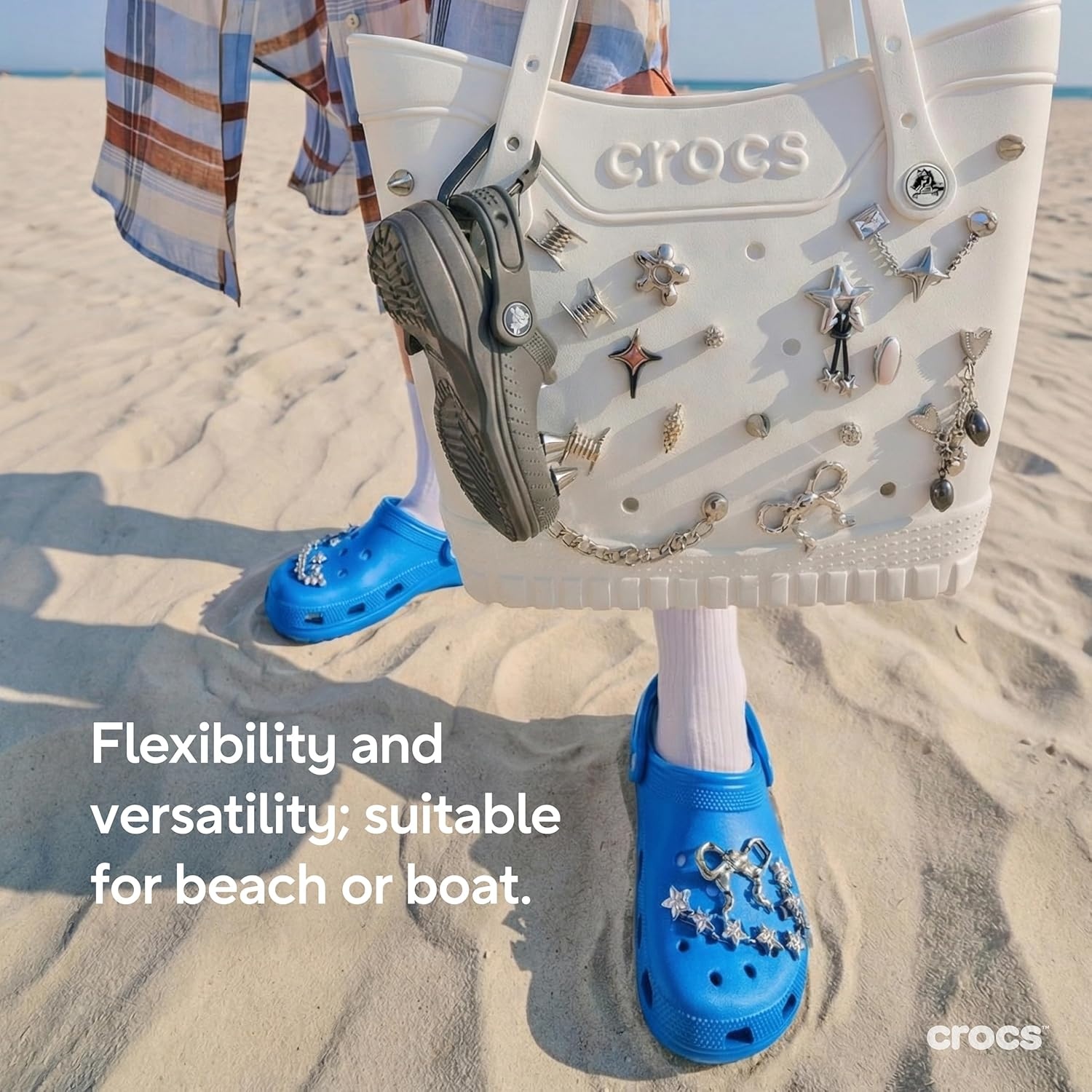 image:imageCrocs UnisexAdult Classic Clog Clogs for Women and MenBlue Bolt