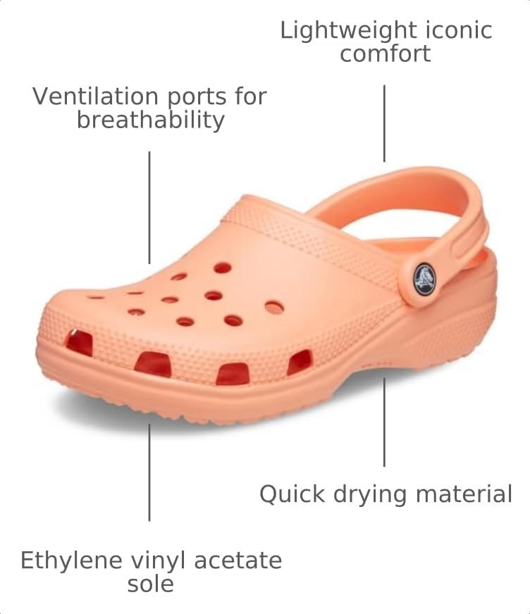 image:imageCrocs UnisexAdult Classic Clog Clogs for Women and MenPapaya