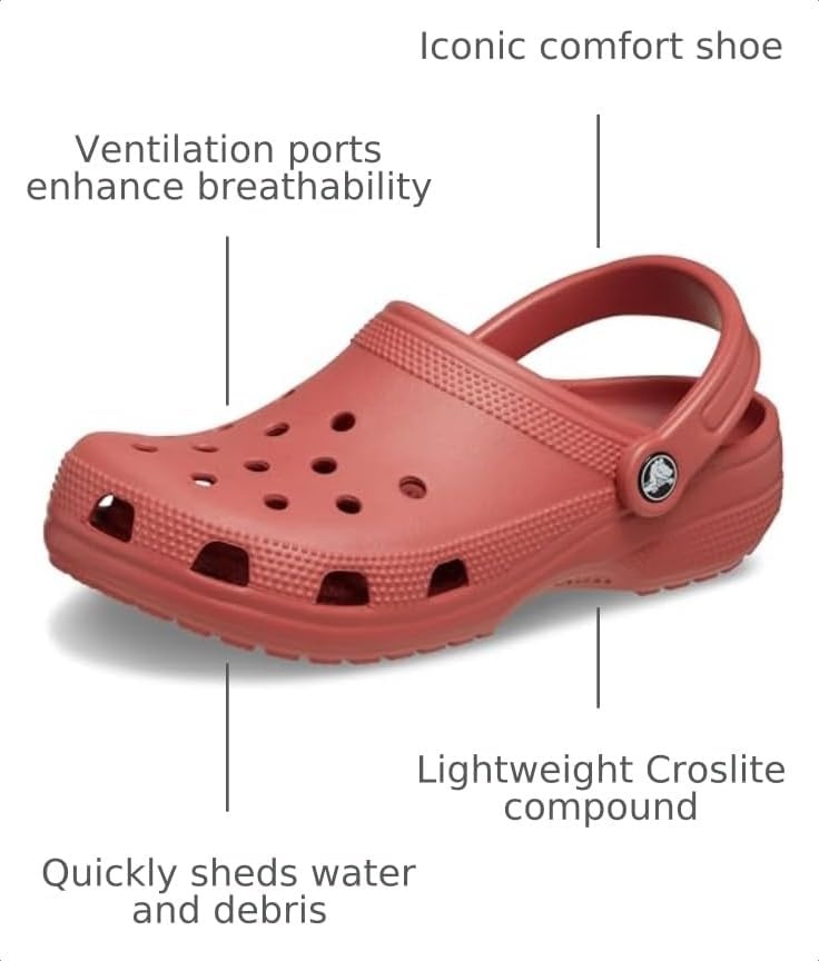 image:imageCrocs UnisexAdult Classic Clog Clogs for Women and MenStrawberry Wine