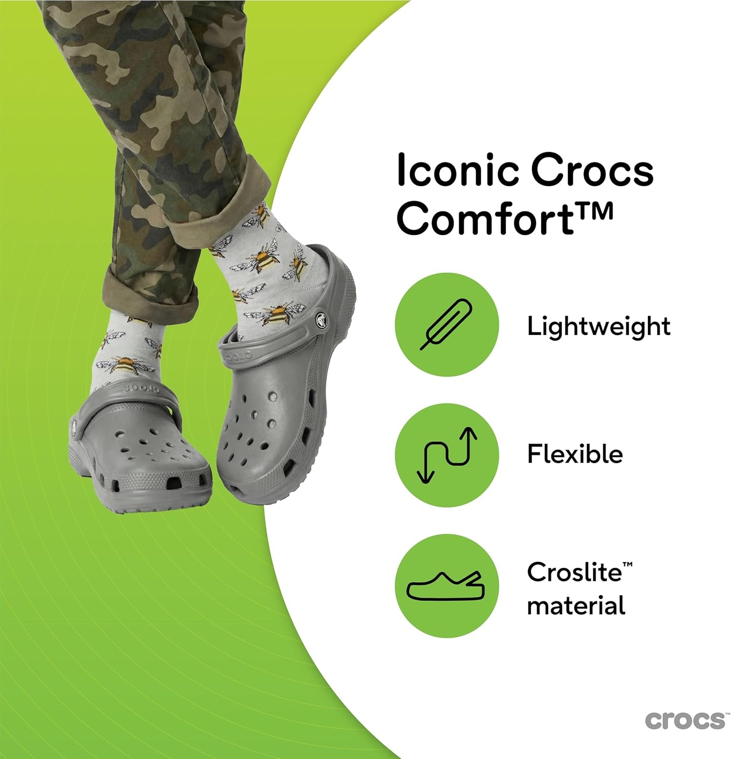 image:imageCrocs UnisexAdult Classic ClogsSlate Grey