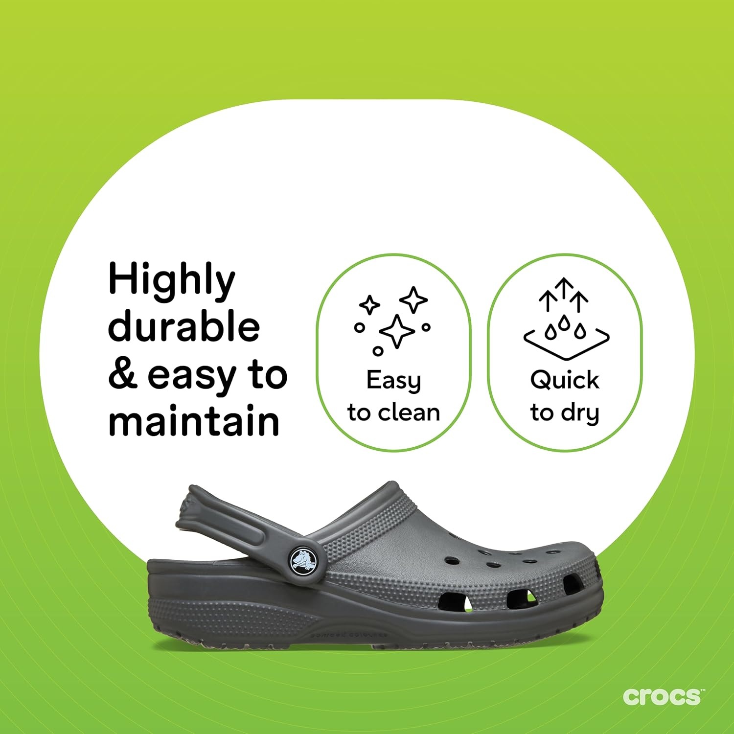 image:imageCrocs UnisexAdult Classic ClogsSlate Grey