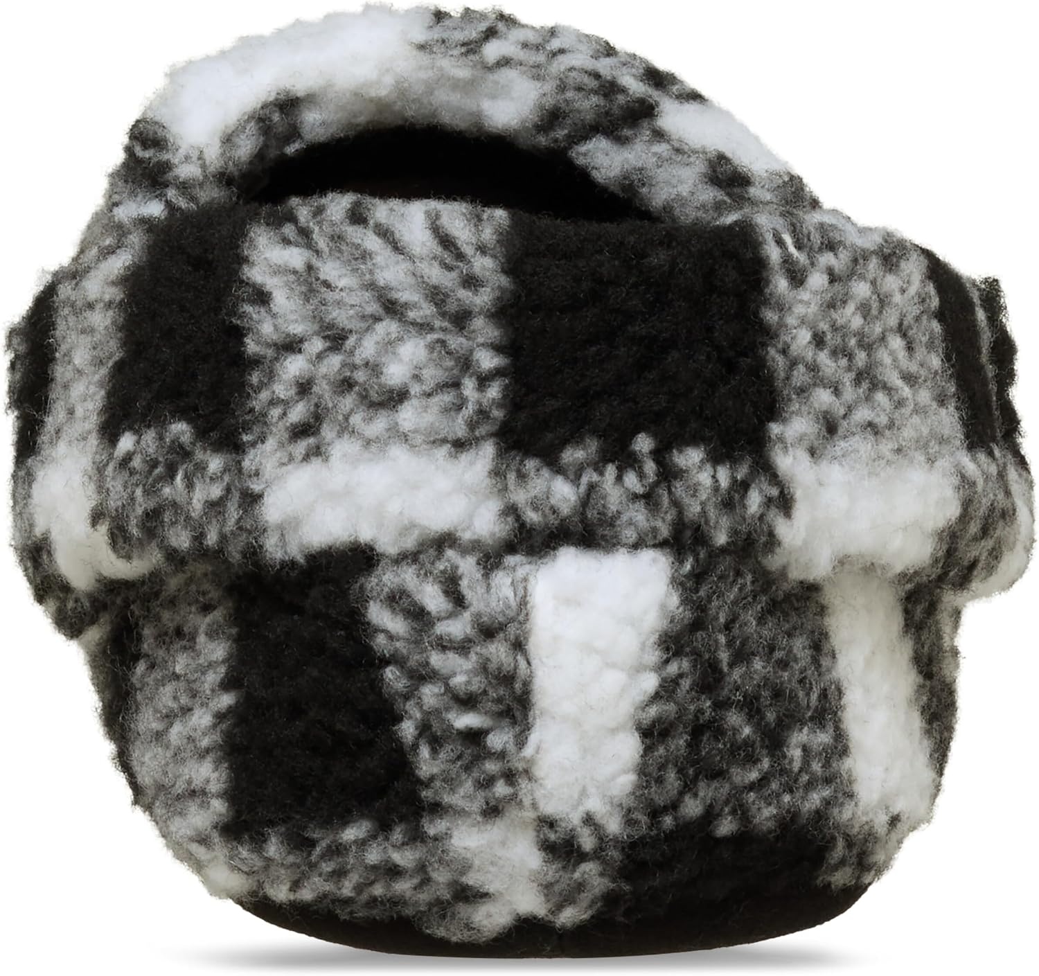 image:imageCrocs UnisexAdult Classic Cozzzy Lined SlipperBuffalo PlaidVarsity BlackWhite