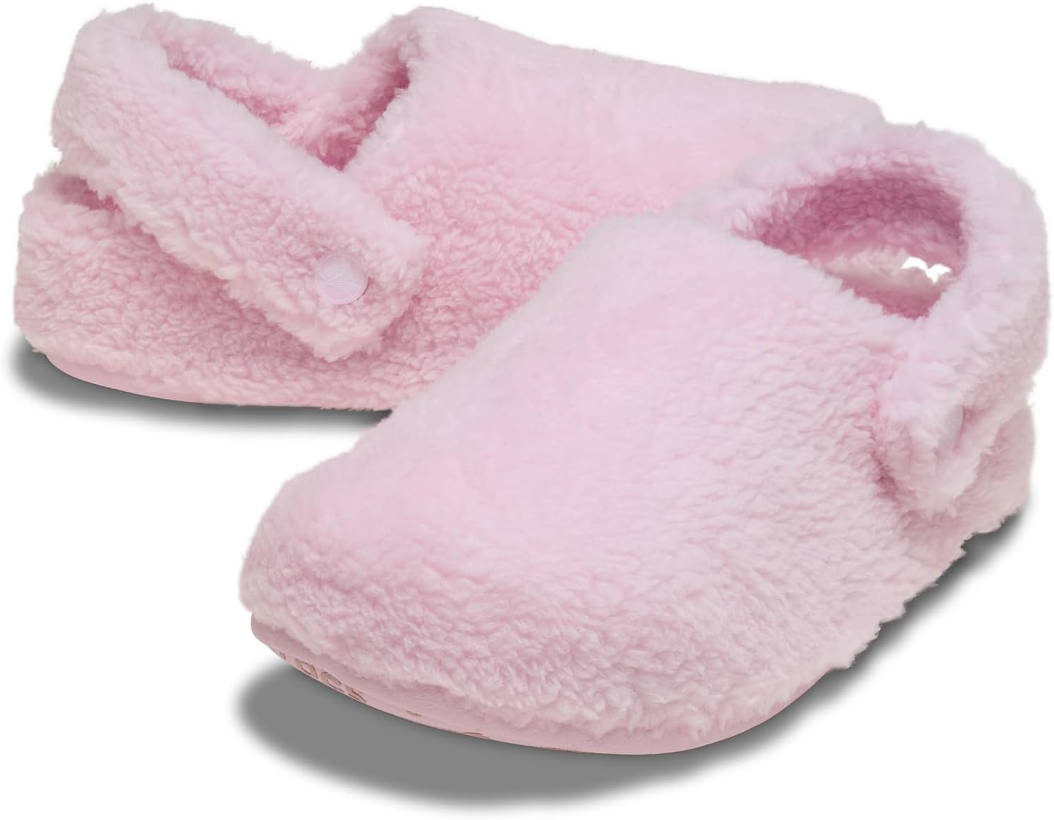 image:imageCrocs UnisexAdult Classic Cozzzy Lined SlipperPink Milk
