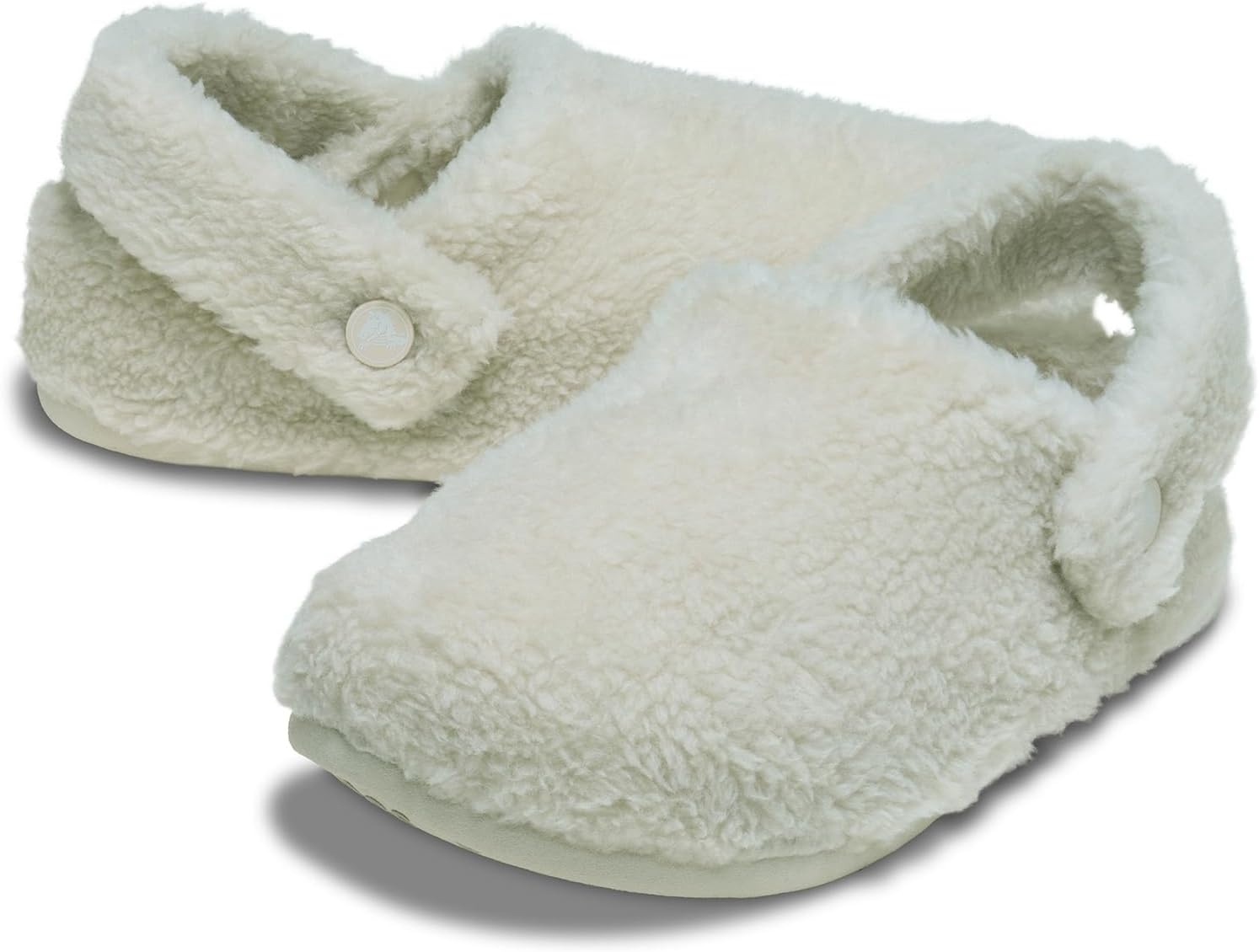 image:imageCrocs UnisexAdult Classic Cozzzy Lined SlipperStucco