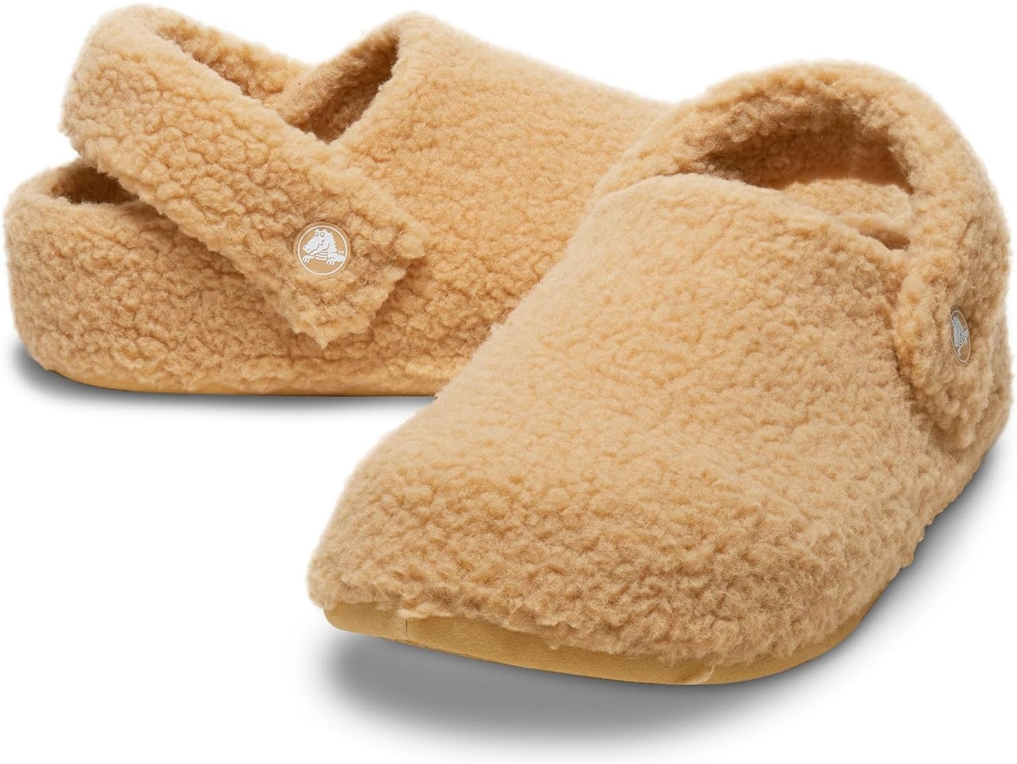 image:imageCrocs UnisexAdult Classic Cozzzy Lined SlipperWheat