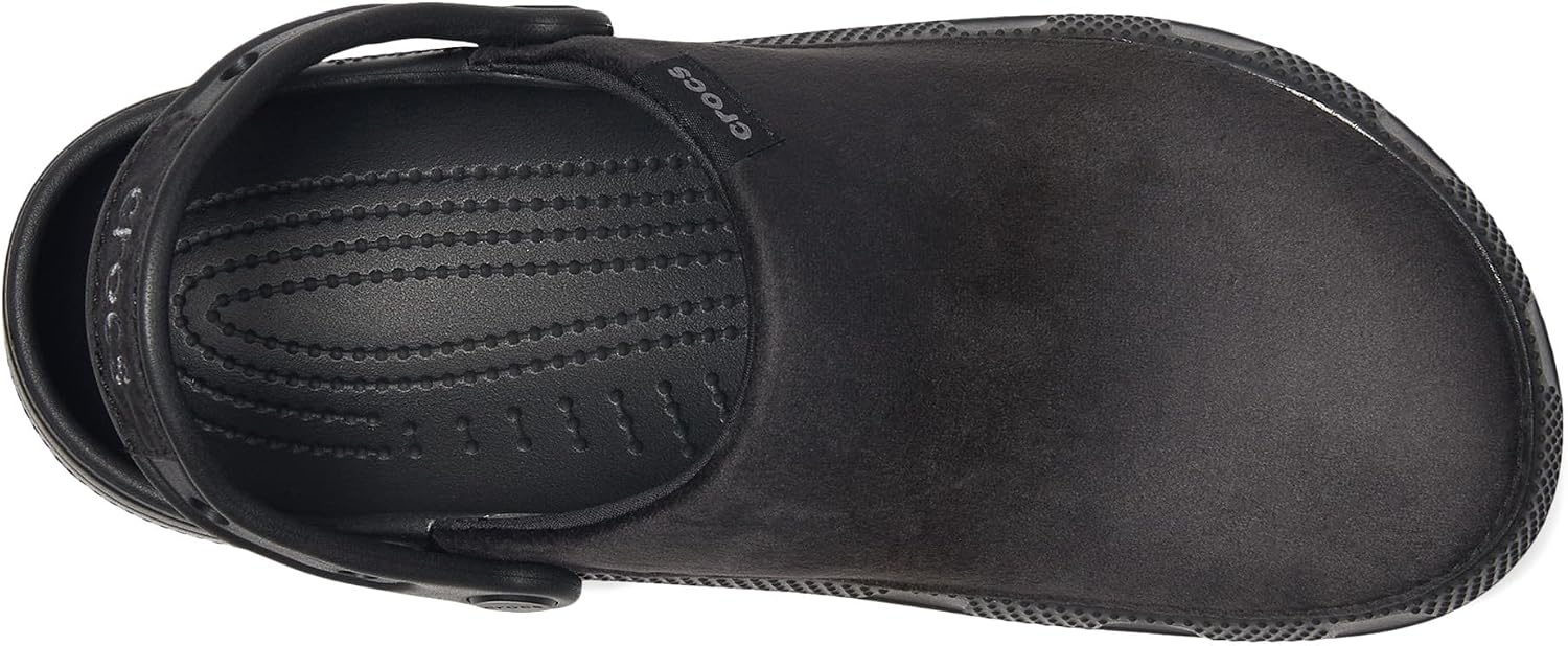 image:imageCrocs UnisexAdult Classic Crafted Canvas amp Suede ClogsBlack Velvet