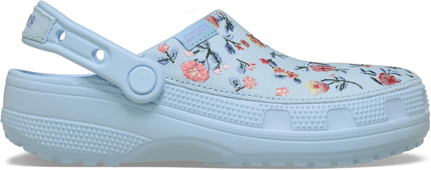 image:imageCrocs UnisexAdult Classic Crafted Canvas amp Suede ClogsBlue Frost