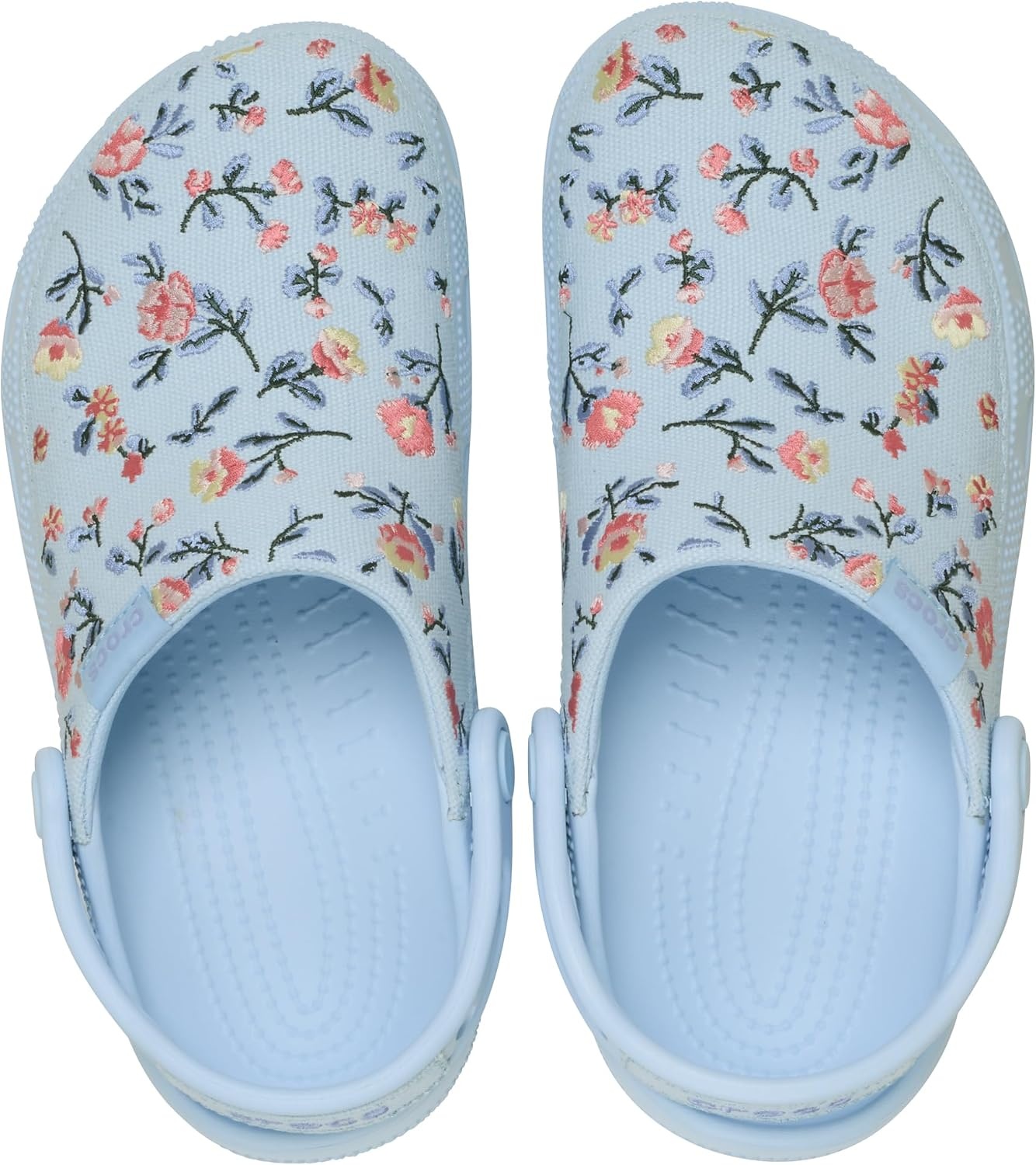 image:imageCrocs UnisexAdult Classic Crafted Canvas amp Suede ClogsBlue Frost