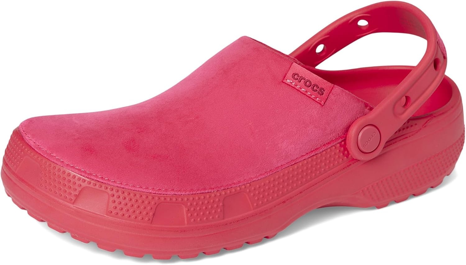 image:imageCrocs UnisexAdult Classic Crafted Canvas amp Suede ClogsDigital Raspberry Velvet